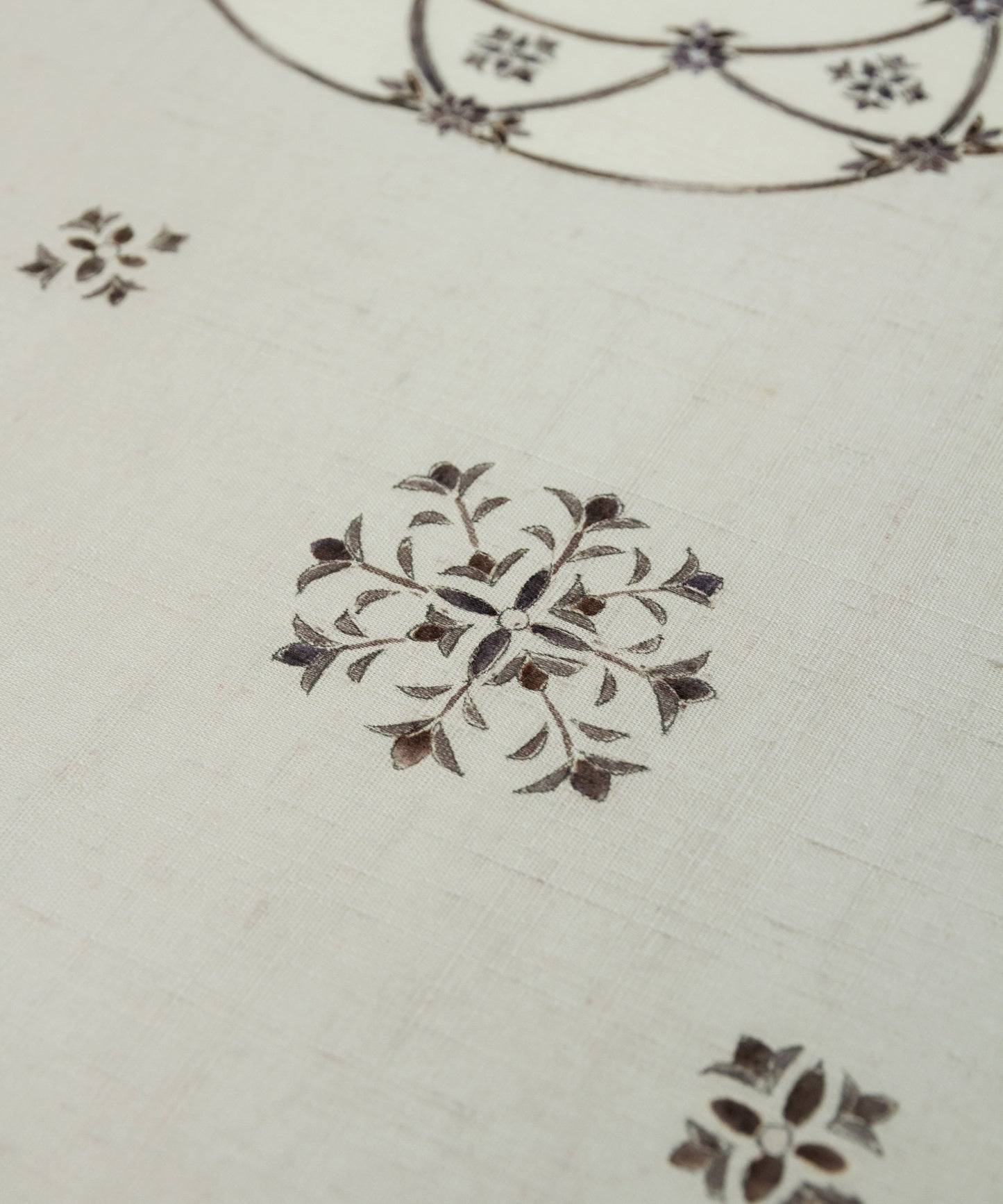 京都小阪制作 真糊糸目友禅 九寸名古屋帯「華紋皿」(価格はお問い合わせくださいませ)