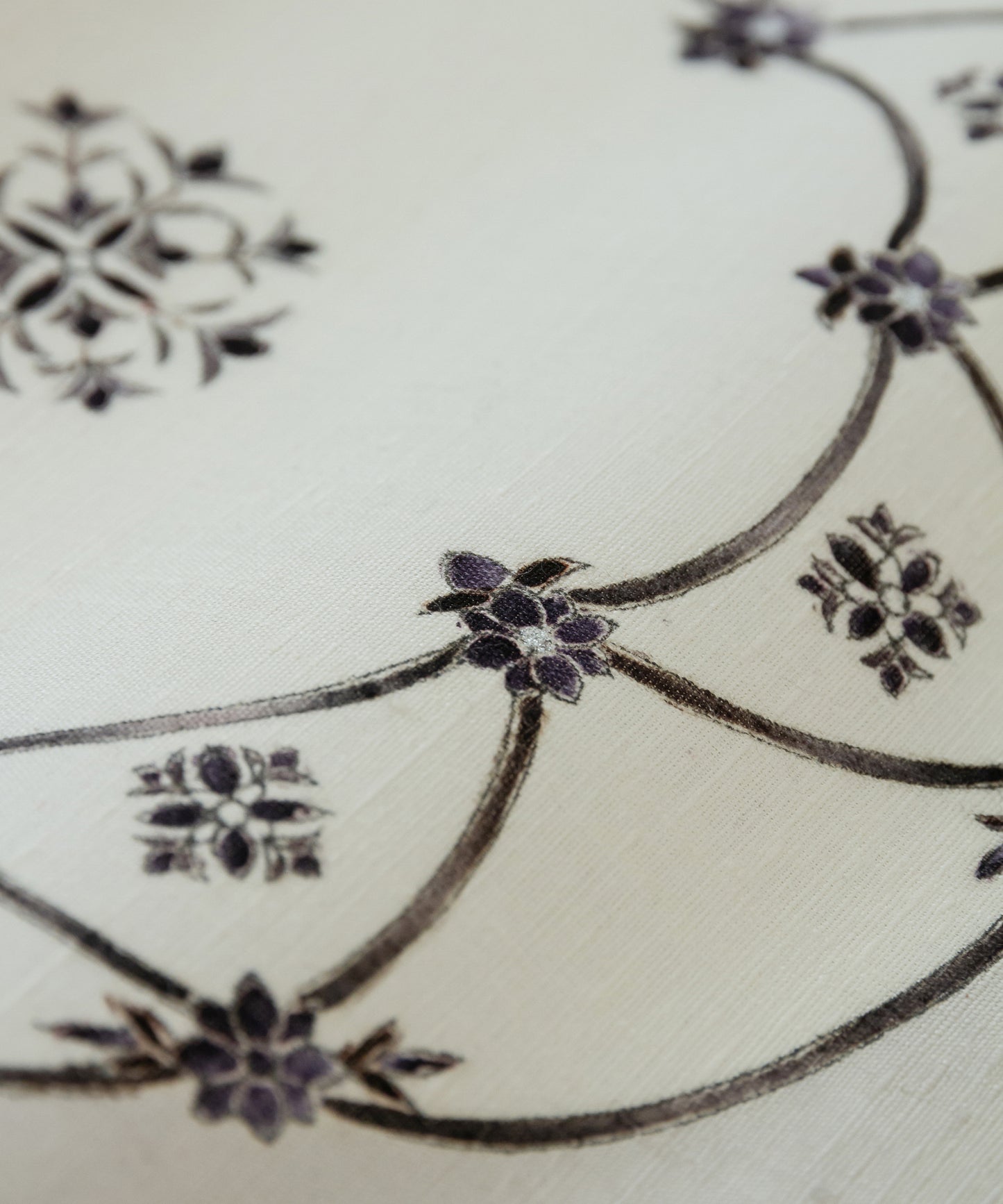 京都小阪制作 真糊糸目友禅 九寸名古屋帯「華紋皿」(価格はお問い合わせくださいませ)