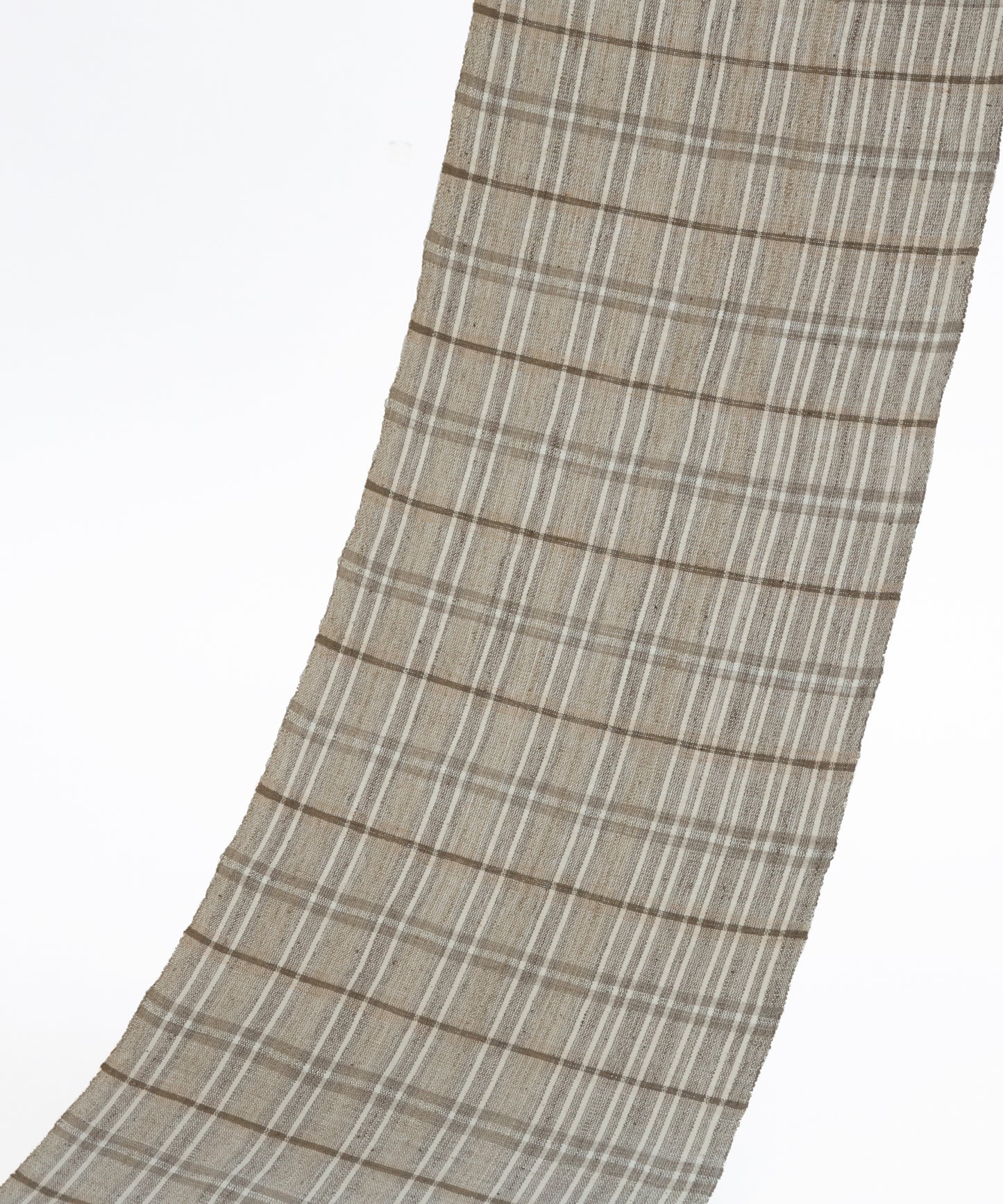 丹波布八寸帯 塚口佳代作「栗、こぶな草」