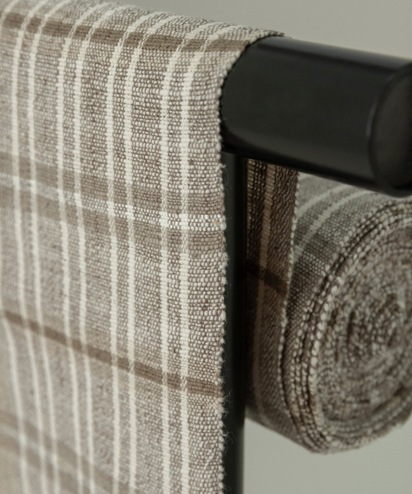 丹波布八寸帯 塚口佳代作「栗、こぶな草」