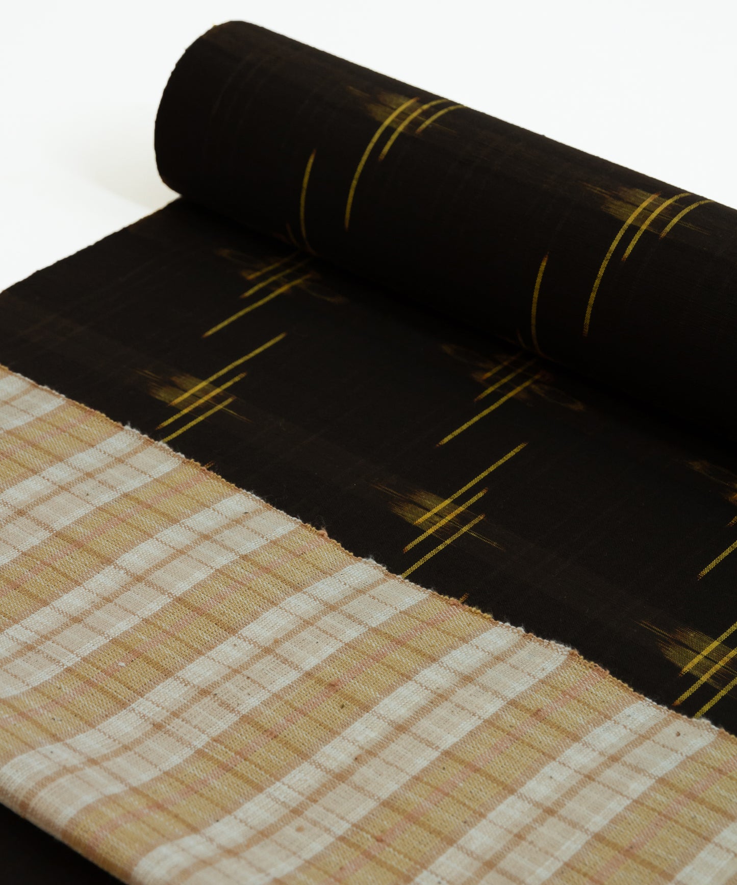 丹波布八寸帯 塚口佳代作「栗、すすき、梅」