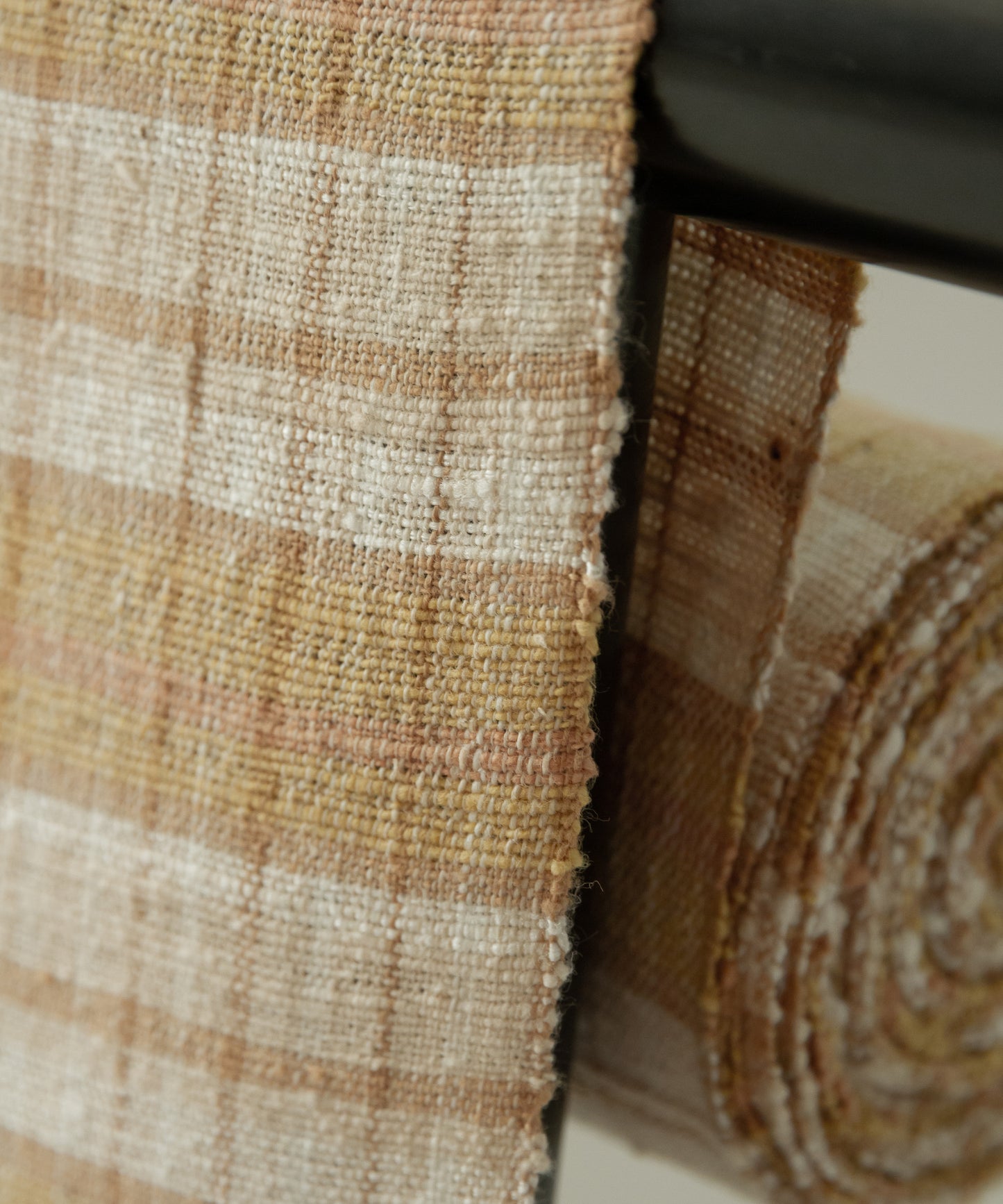 丹波布八寸帯 塚口佳代作「栗、すすき、梅」