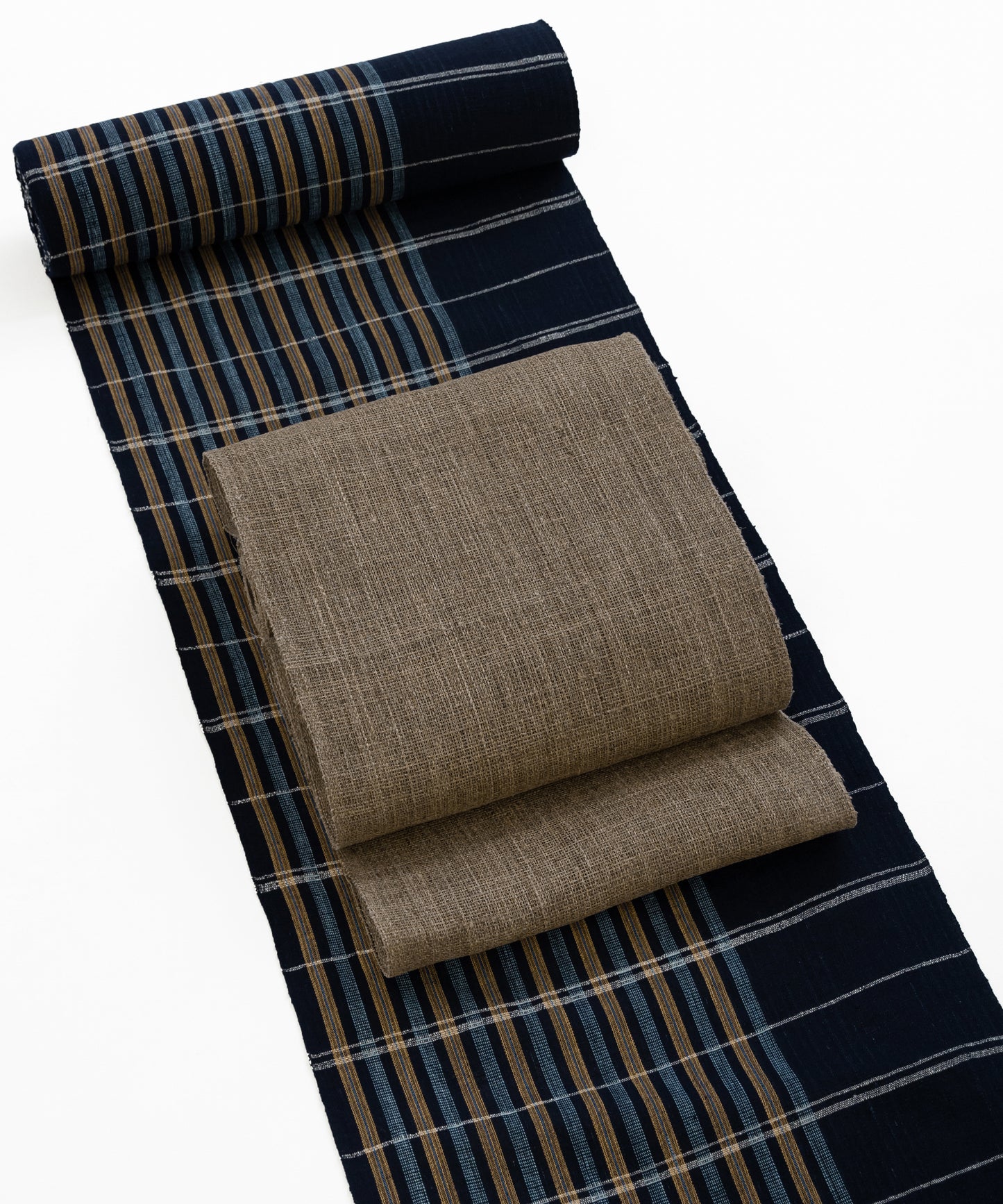 丹波布着尺 イラズムス千尋作「栗、藍」