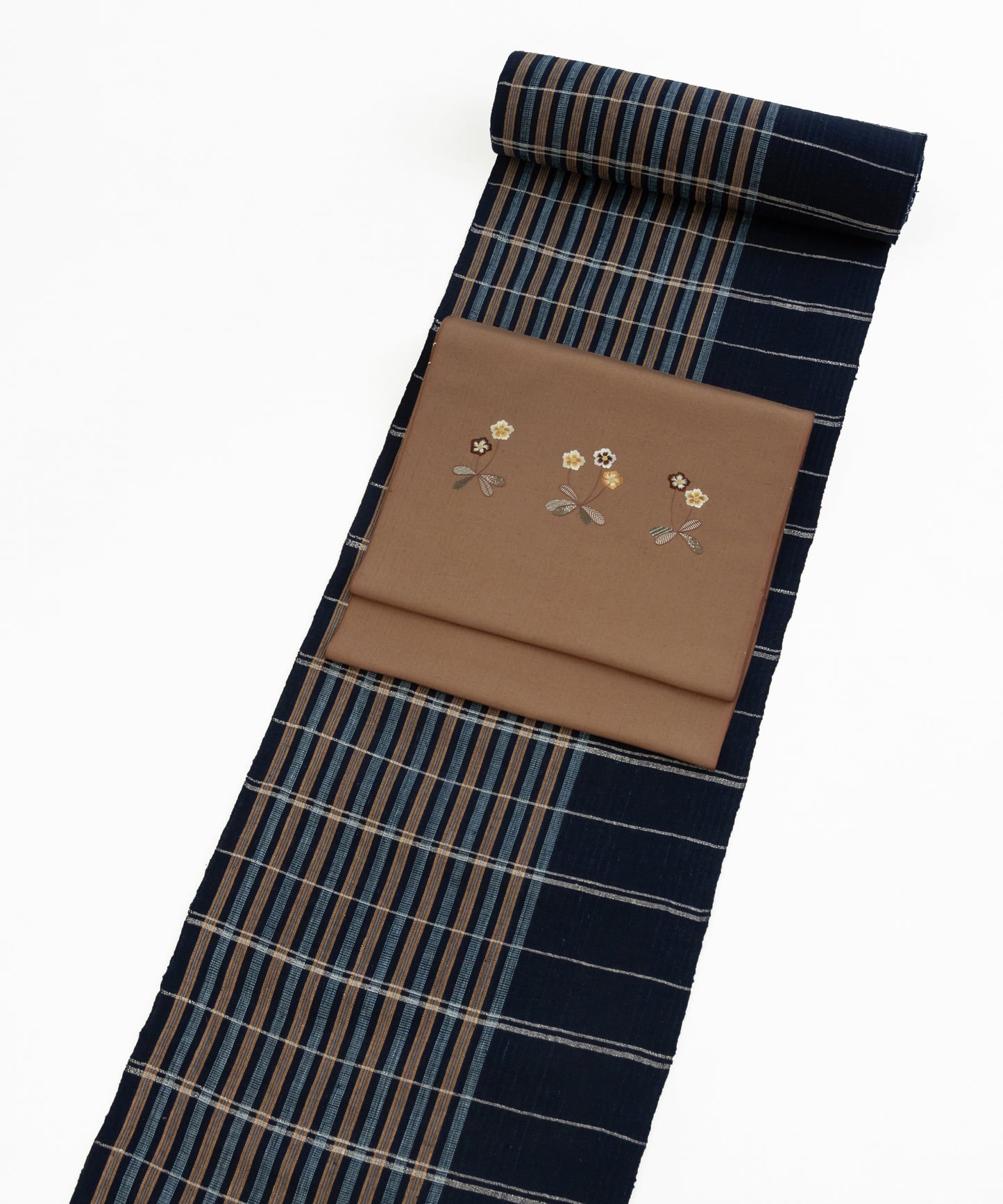 丹波布着尺 イラズムス千尋作「栗、藍」