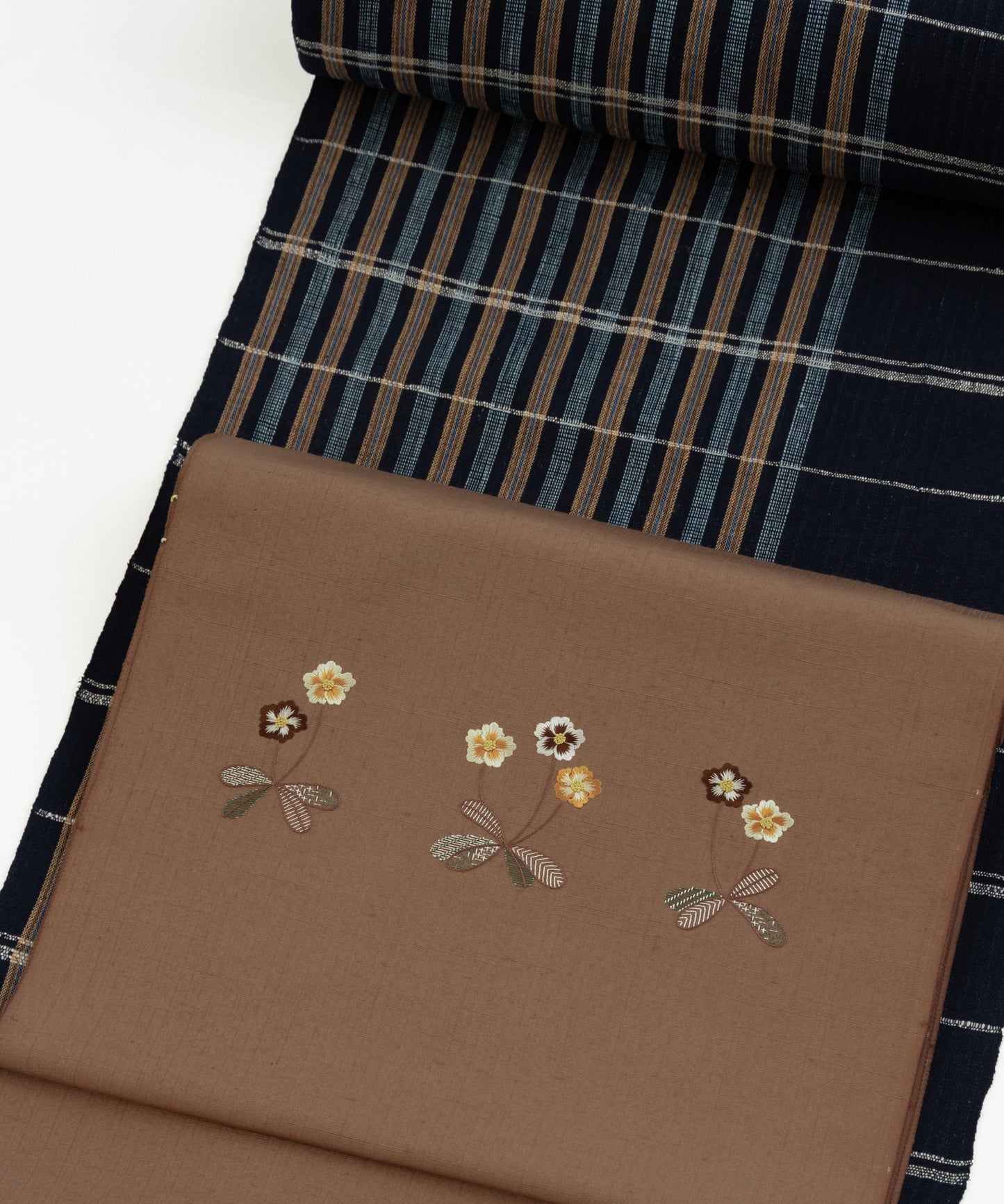 丹波布着尺 イラズムス千尋作「栗、藍」