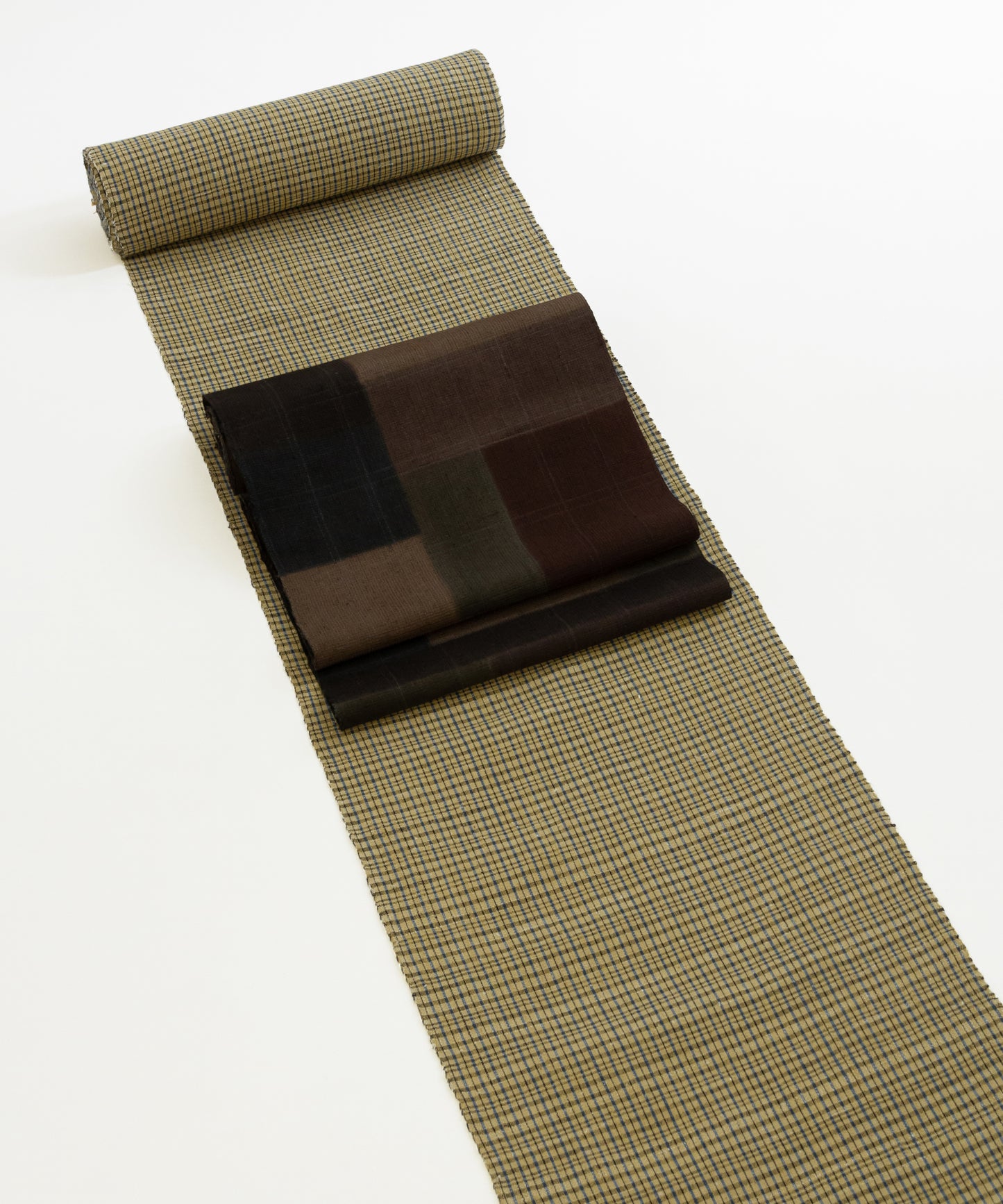 丹波布着尺 塚口佳代作「やしゃぶし、藍」