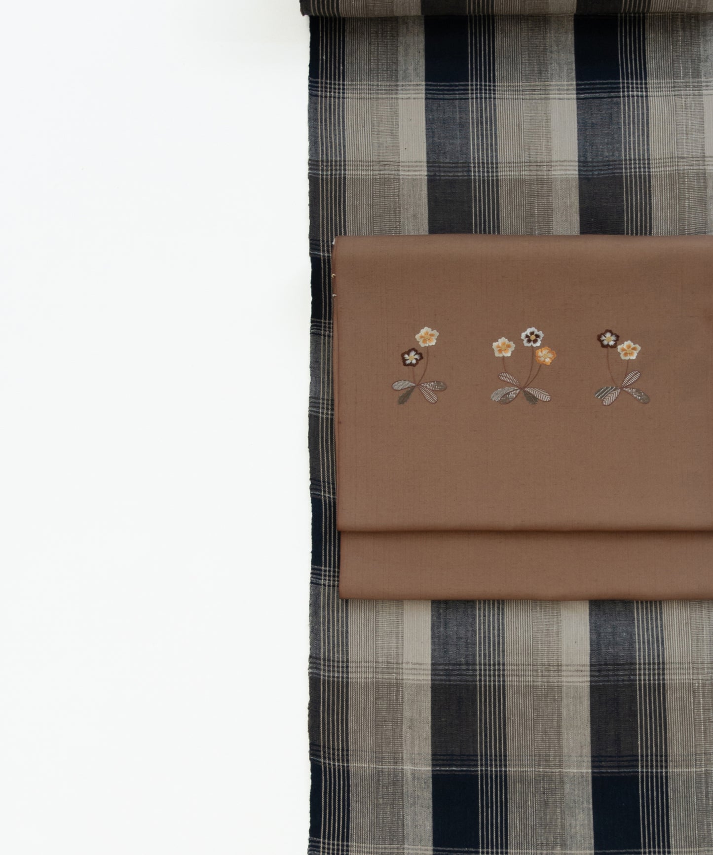 丹波布着尺 塚口佳代作「栗、藍」