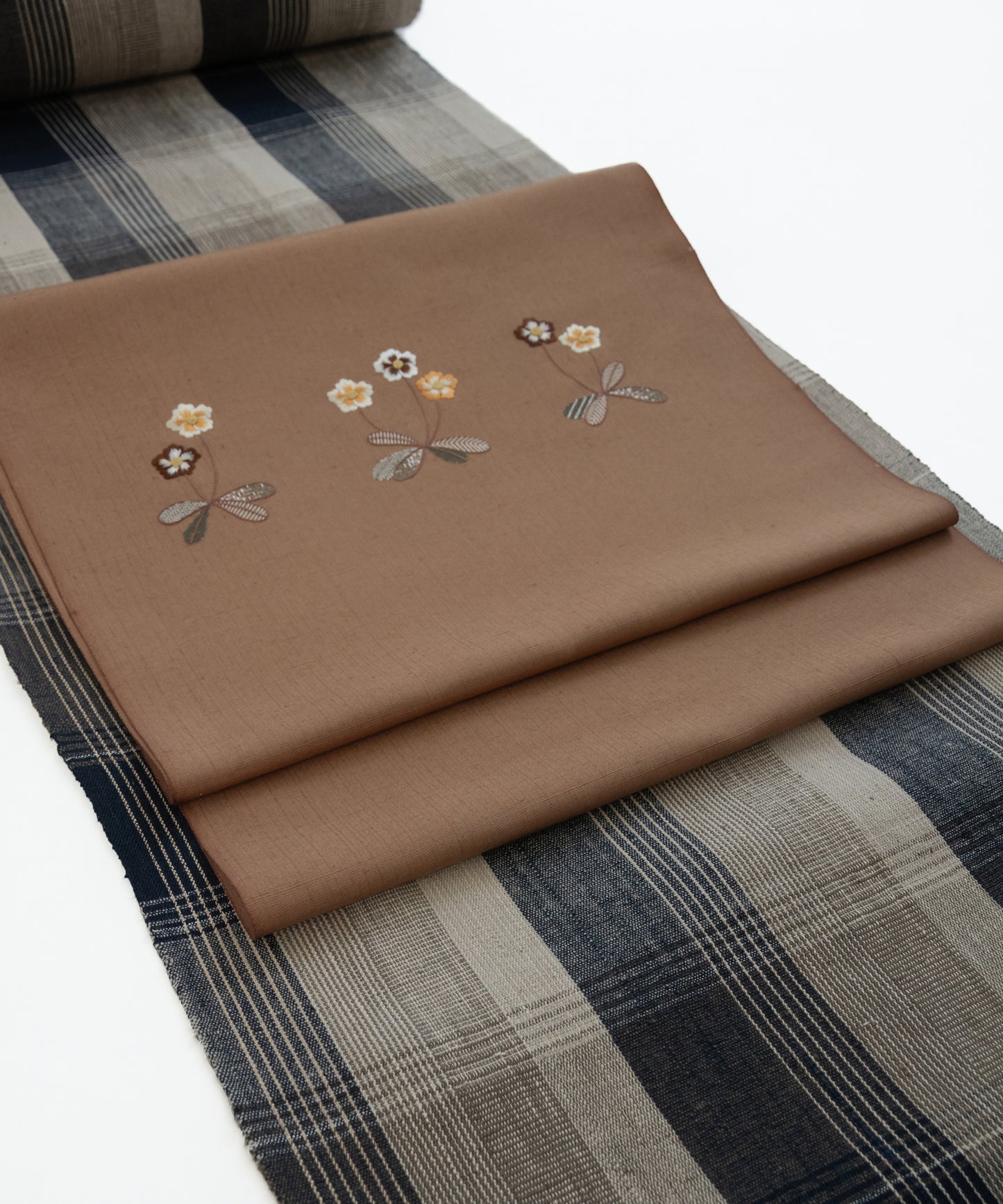 丹波布着尺 塚口佳代作「栗、藍」