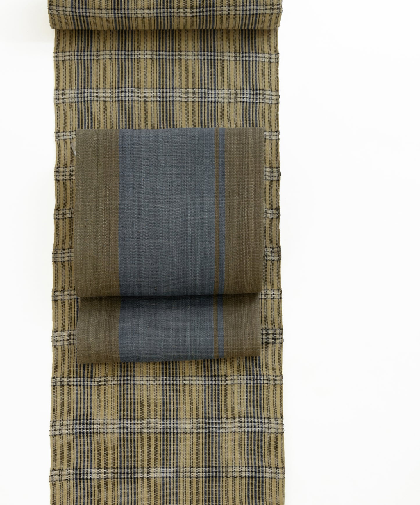 丹波布着尺 福塚規子作「藍、やしゃぶし」