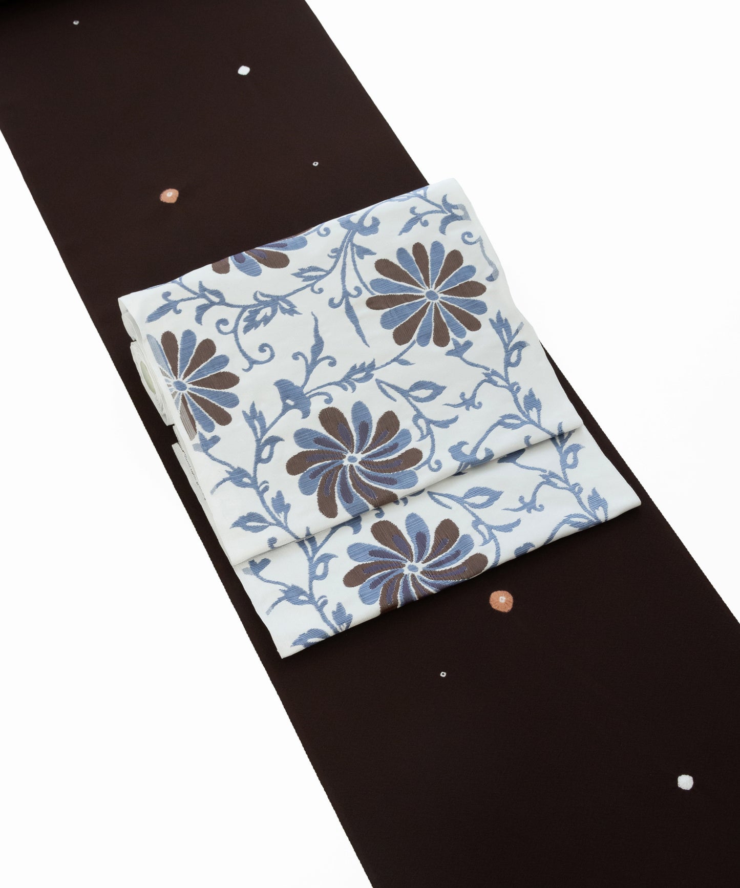 Authentic Kumejima Tsumugi cycad dyed, plain color 