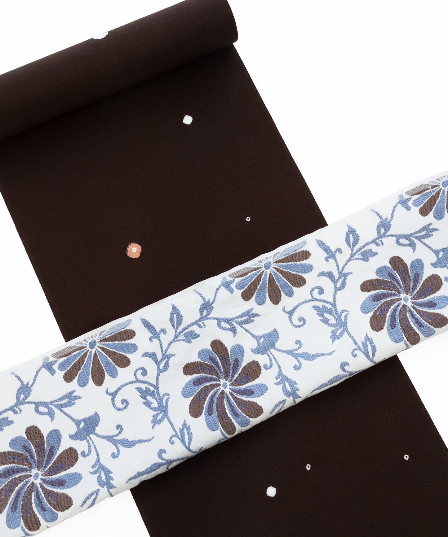 Authentic Kumejima Tsumugi cycad dyed, plain color 