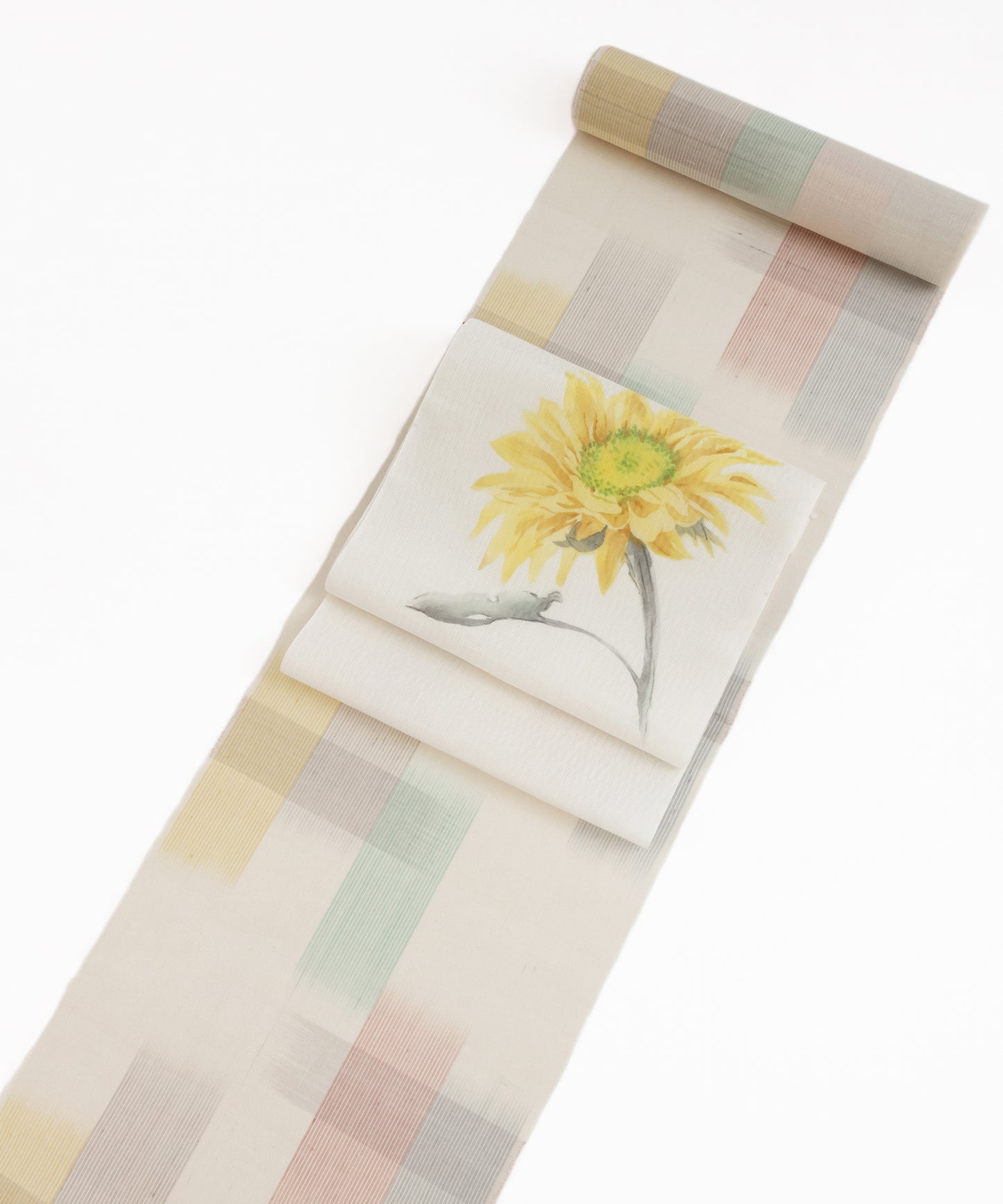 夏赤城着尺市松柄 「パステル」