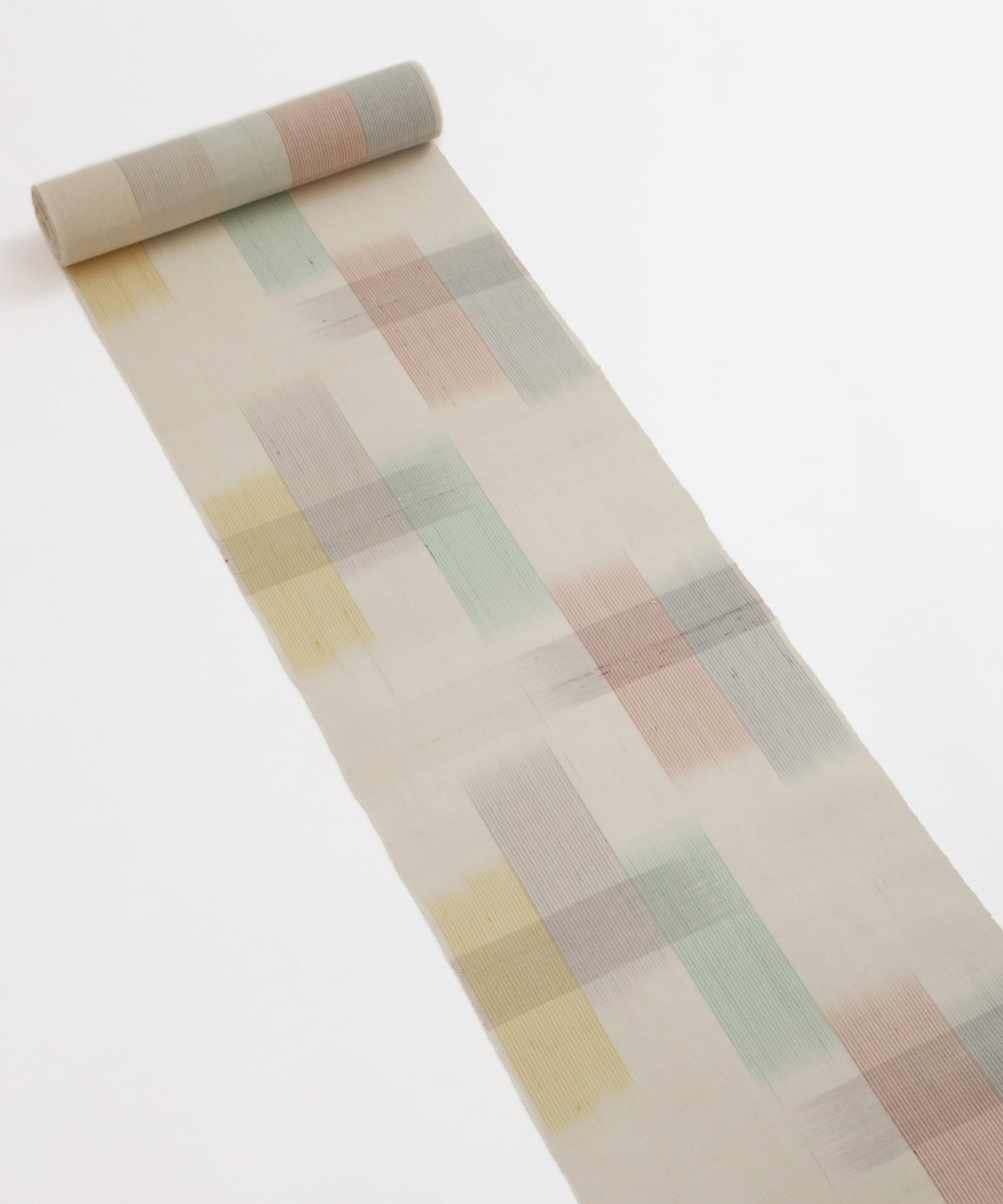 夏赤城着尺市松柄 「パステル」