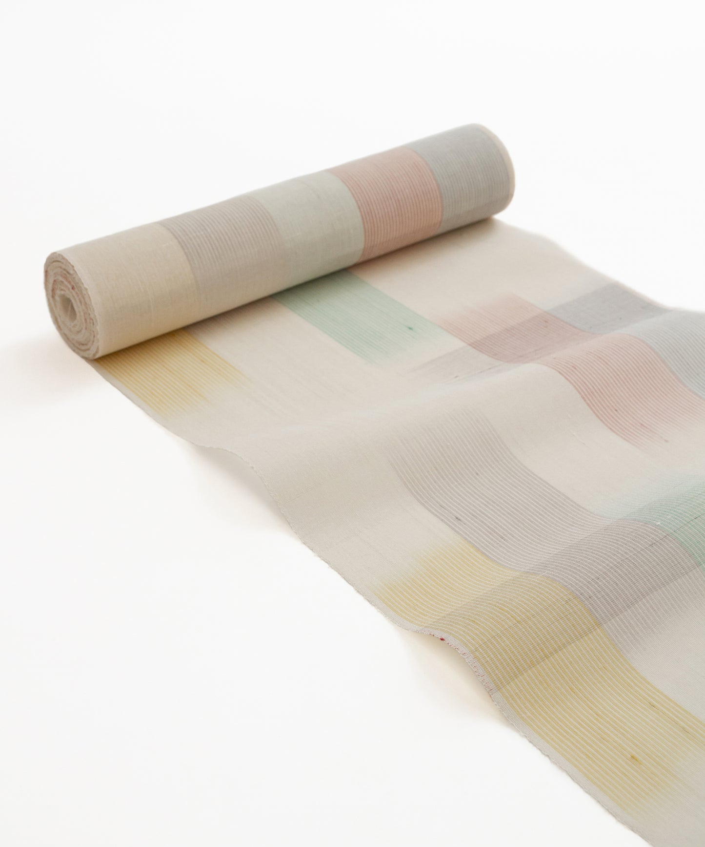 夏赤城着尺市松柄 「パステル」