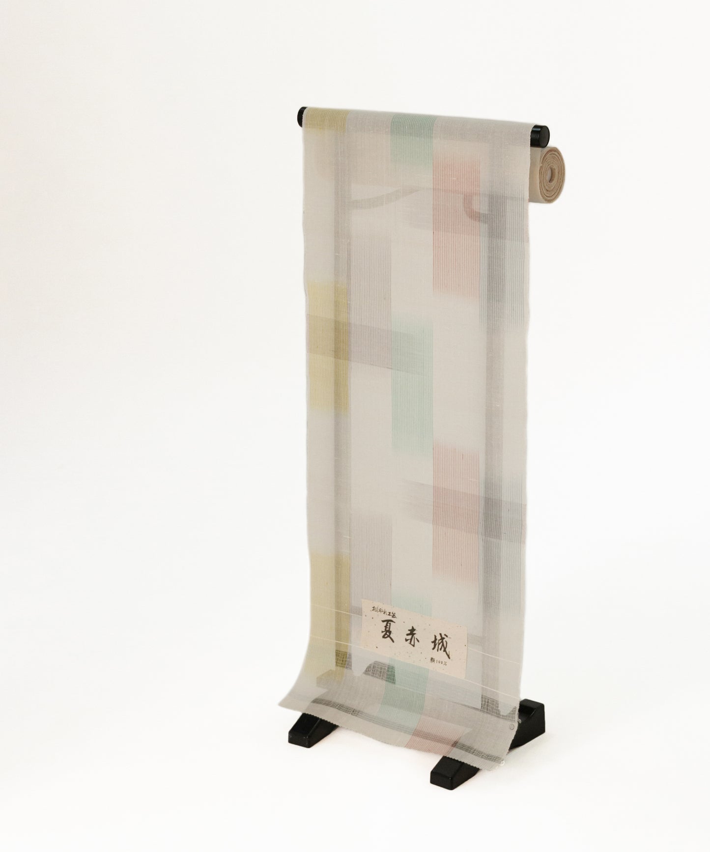 夏赤城着尺市松柄 「パステル」