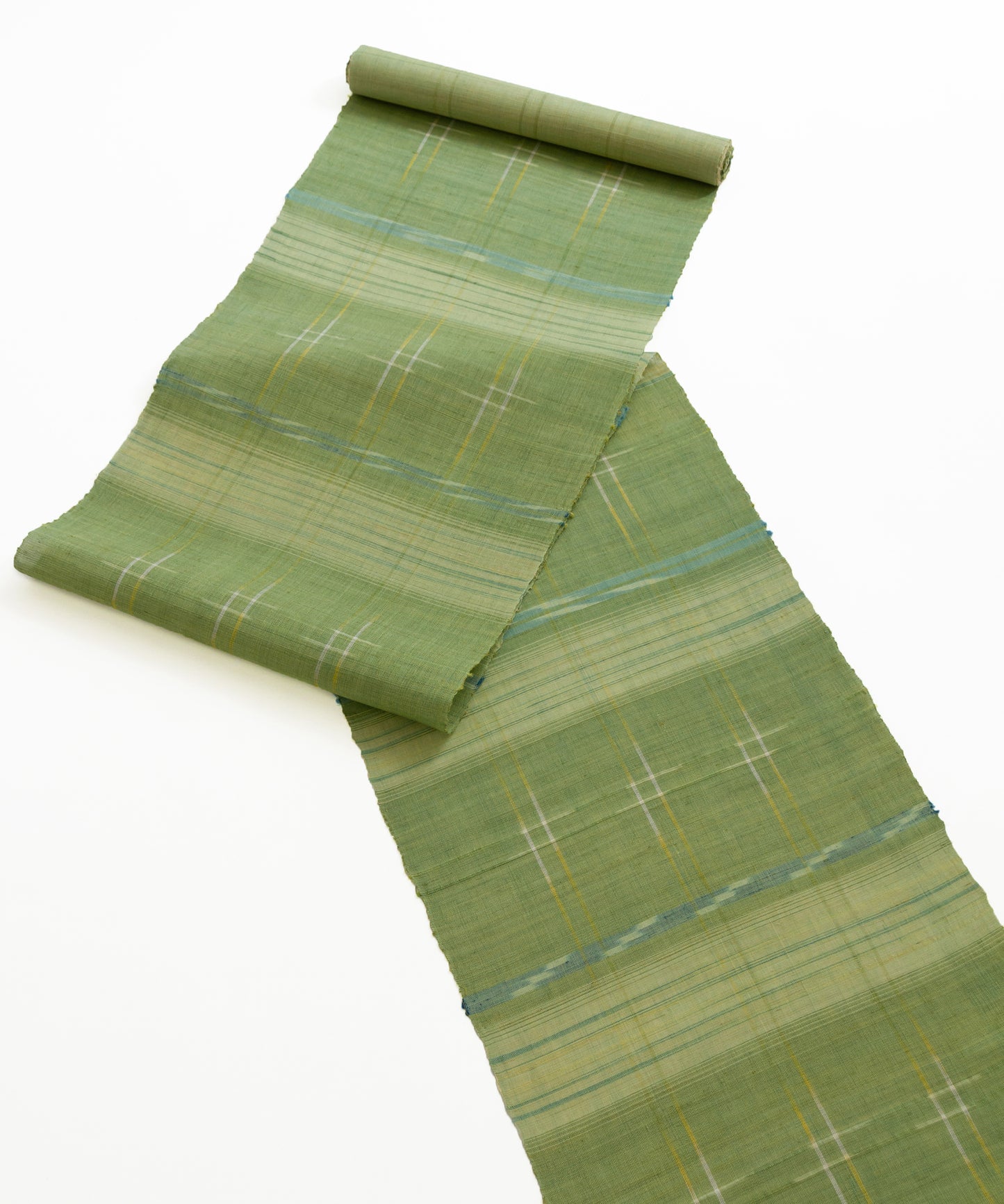 八重山上布九寸名古屋帯 白保織工房制作