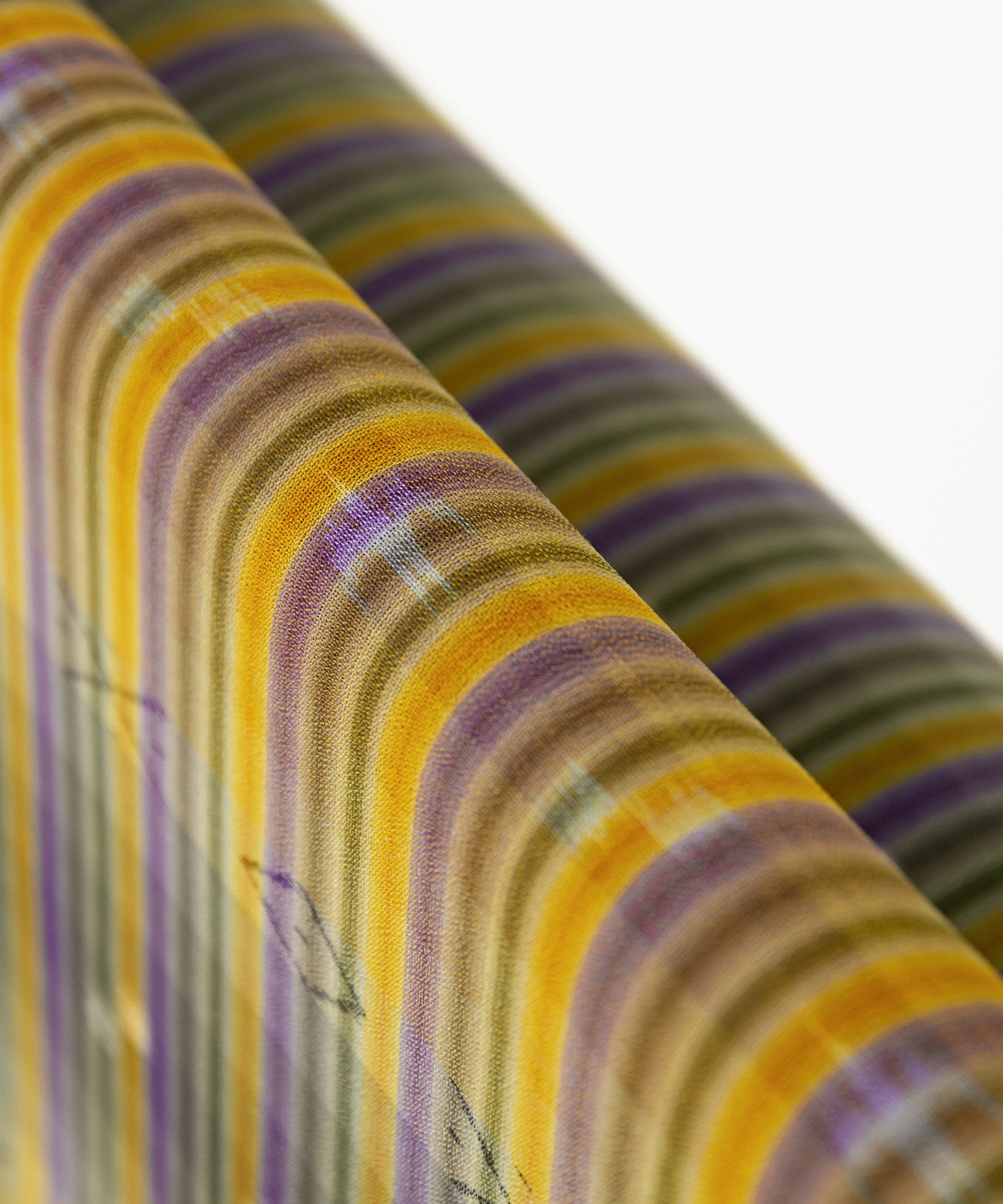 壁上布 琉球かすり着尺 大城誠光織物工房制作「四色の縦縞」