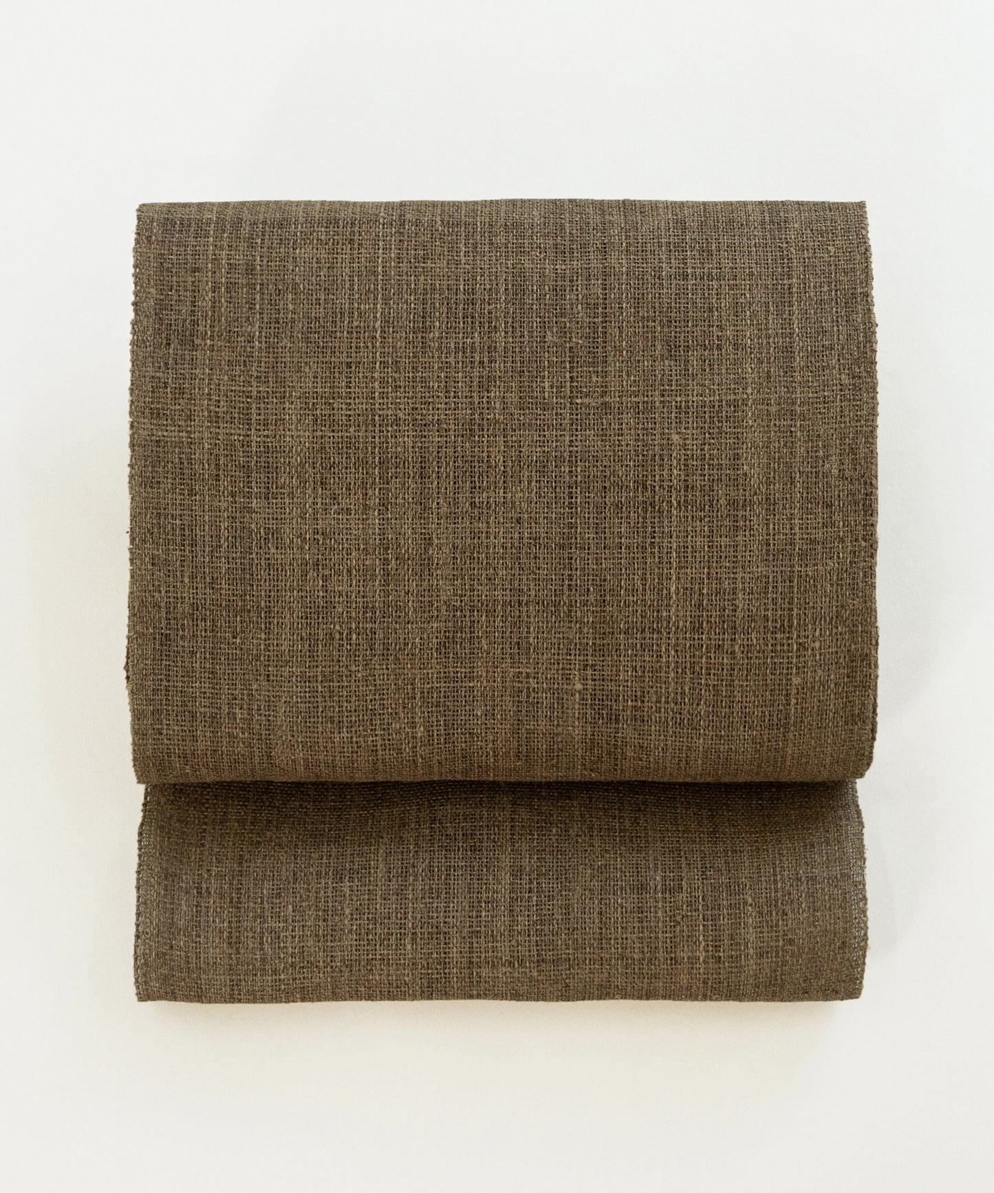 丹後藤布八寸名古屋帯 小西暢子制作 椿の花弁染め「木春無地」　＊価格はお気軽にお問い合わせくださいませ＊