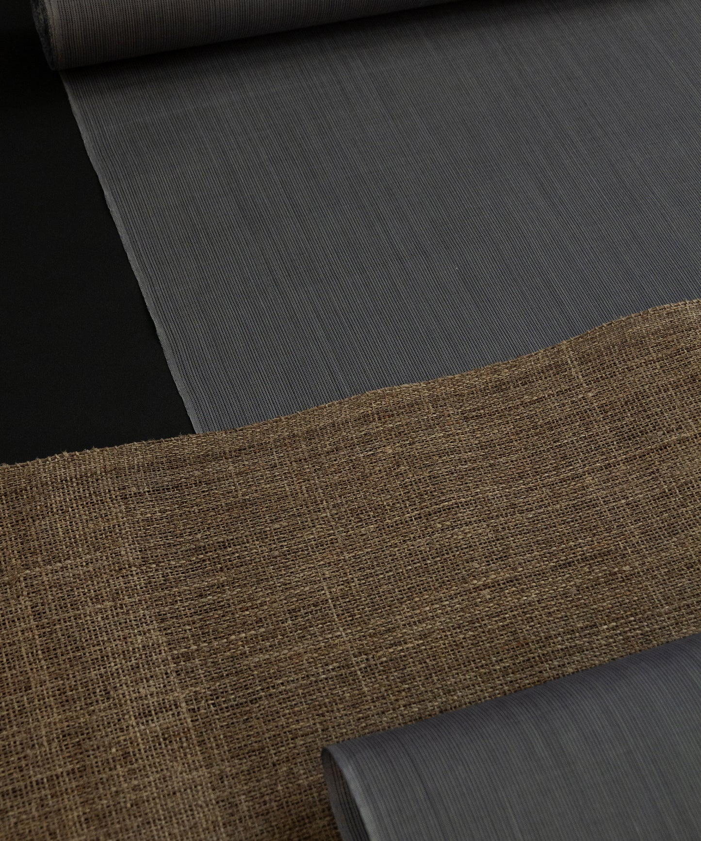 丹後藤布八寸名古屋帯 小西暢子制作 椿の花弁染め「木春無地」　＊価格はお気軽にお問い合わせくださいませ＊