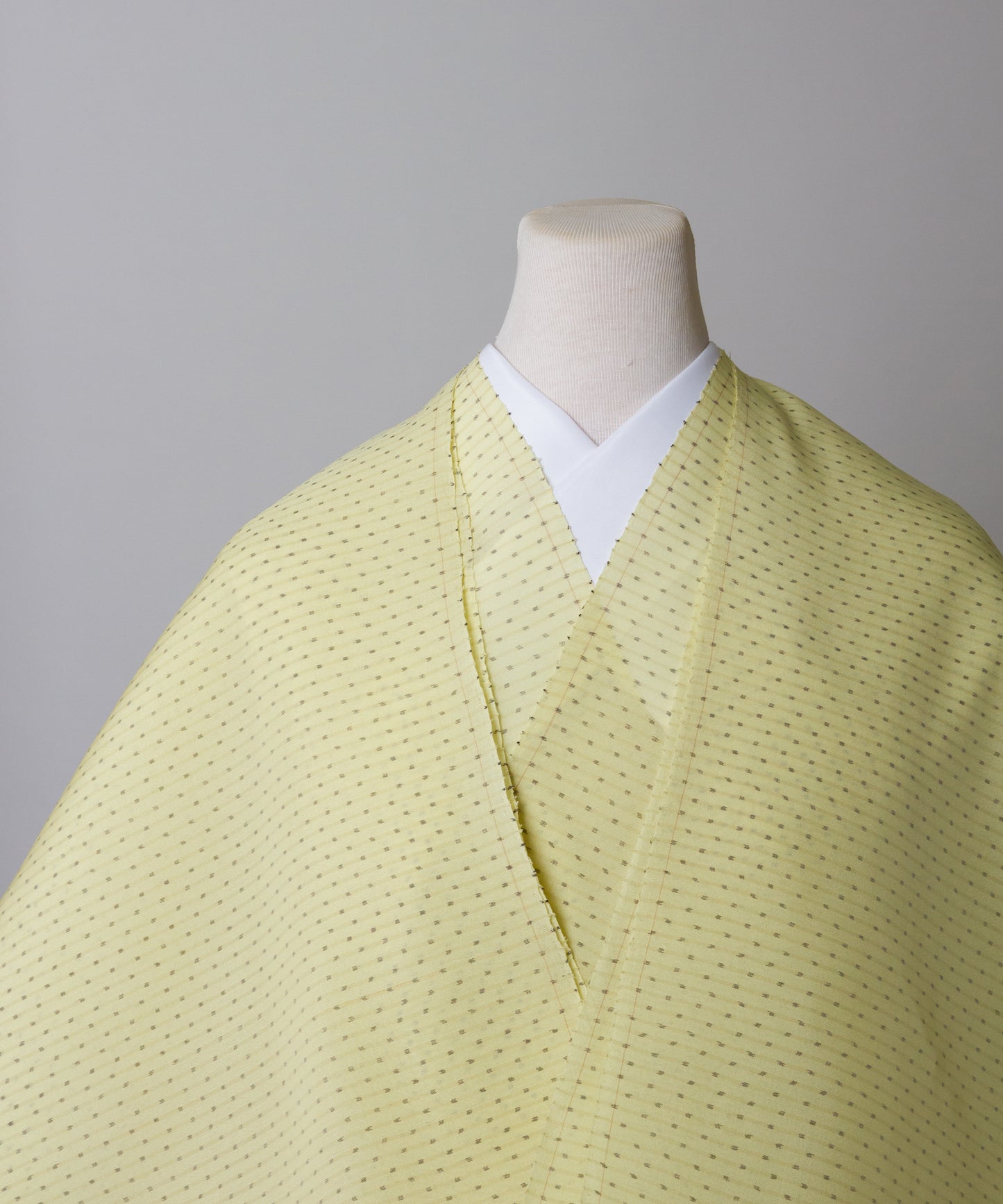 Genuine hemp ancient Echigo Jofu "Mosquito Kasuri" 
