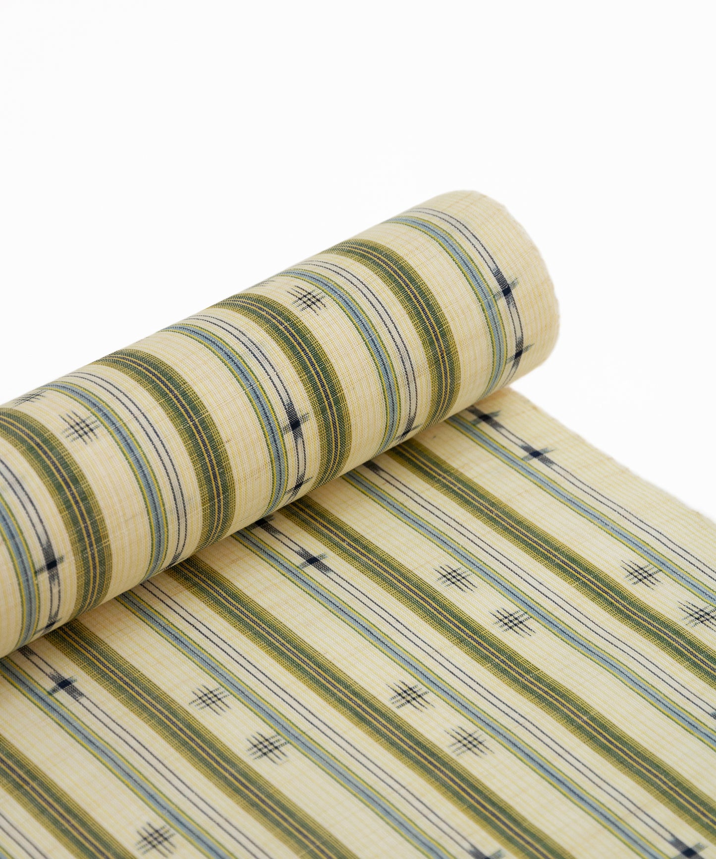 Genuine hemp ancient Echigo Jofu "Mosquito Kasuri" 