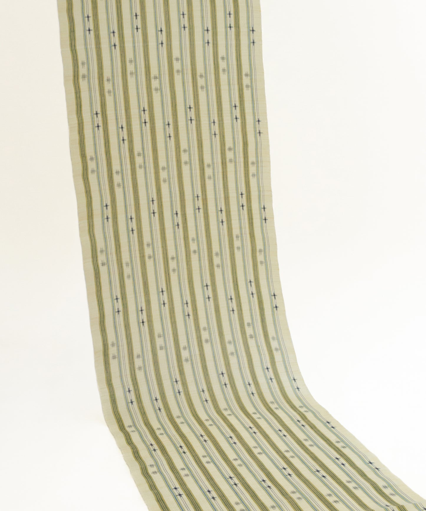 Genuine hemp ancient Echigo Jofu "Mosquito Kasuri" 