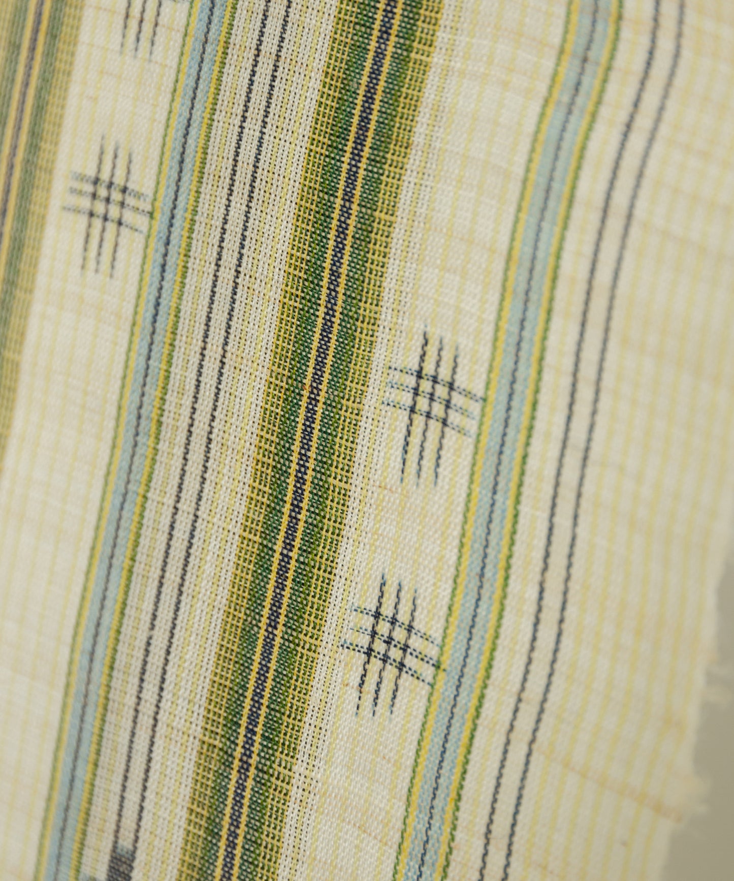 Genuine hemp ancient Echigo Jofu "Mosquito Kasuri" 