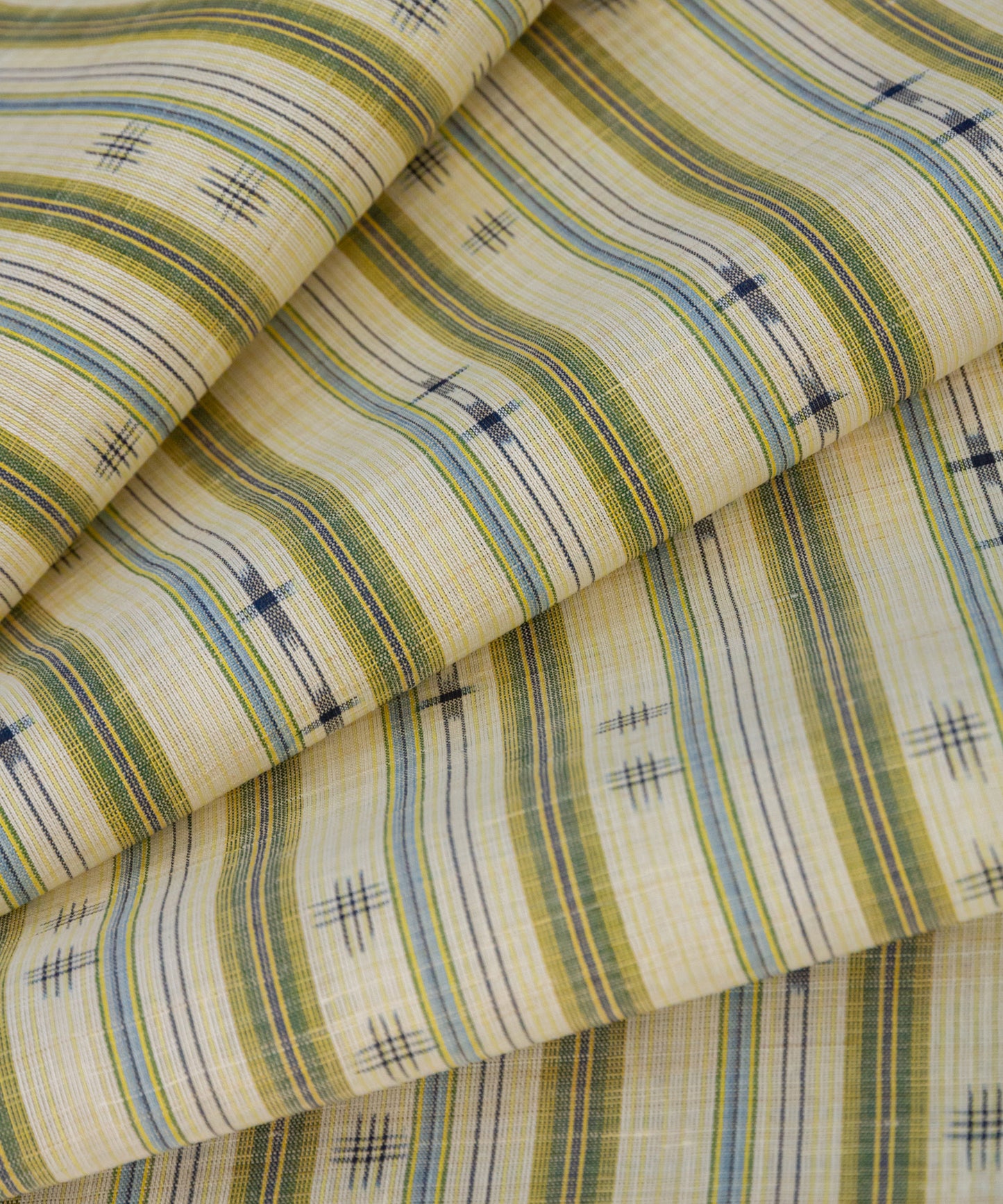 Genuine hemp ancient Echigo Jofu "Mosquito Kasuri" 