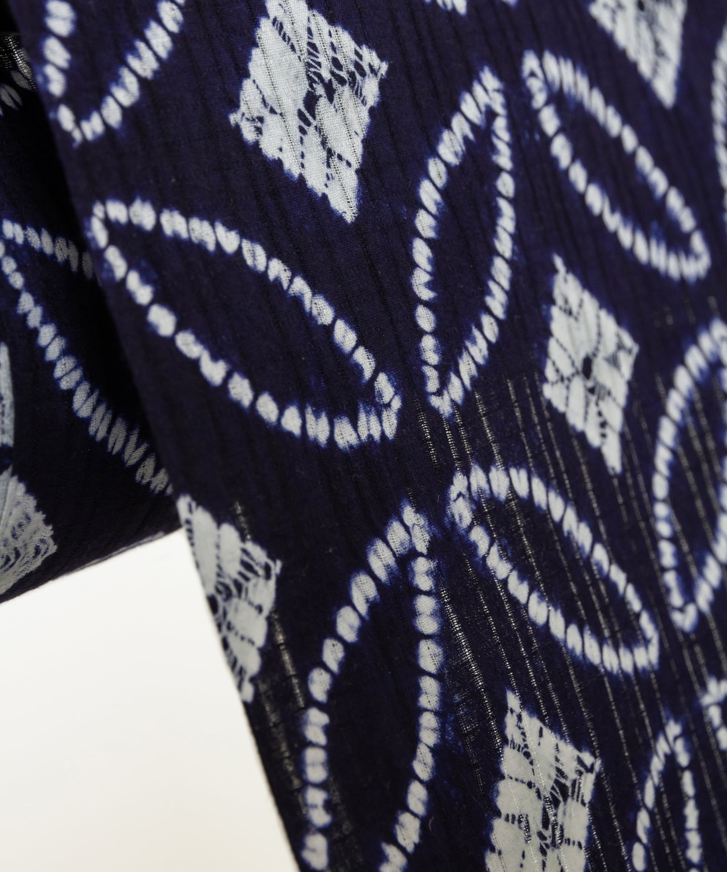 有松鳴海絞り 縫い巻上げ絞り「総七宝」