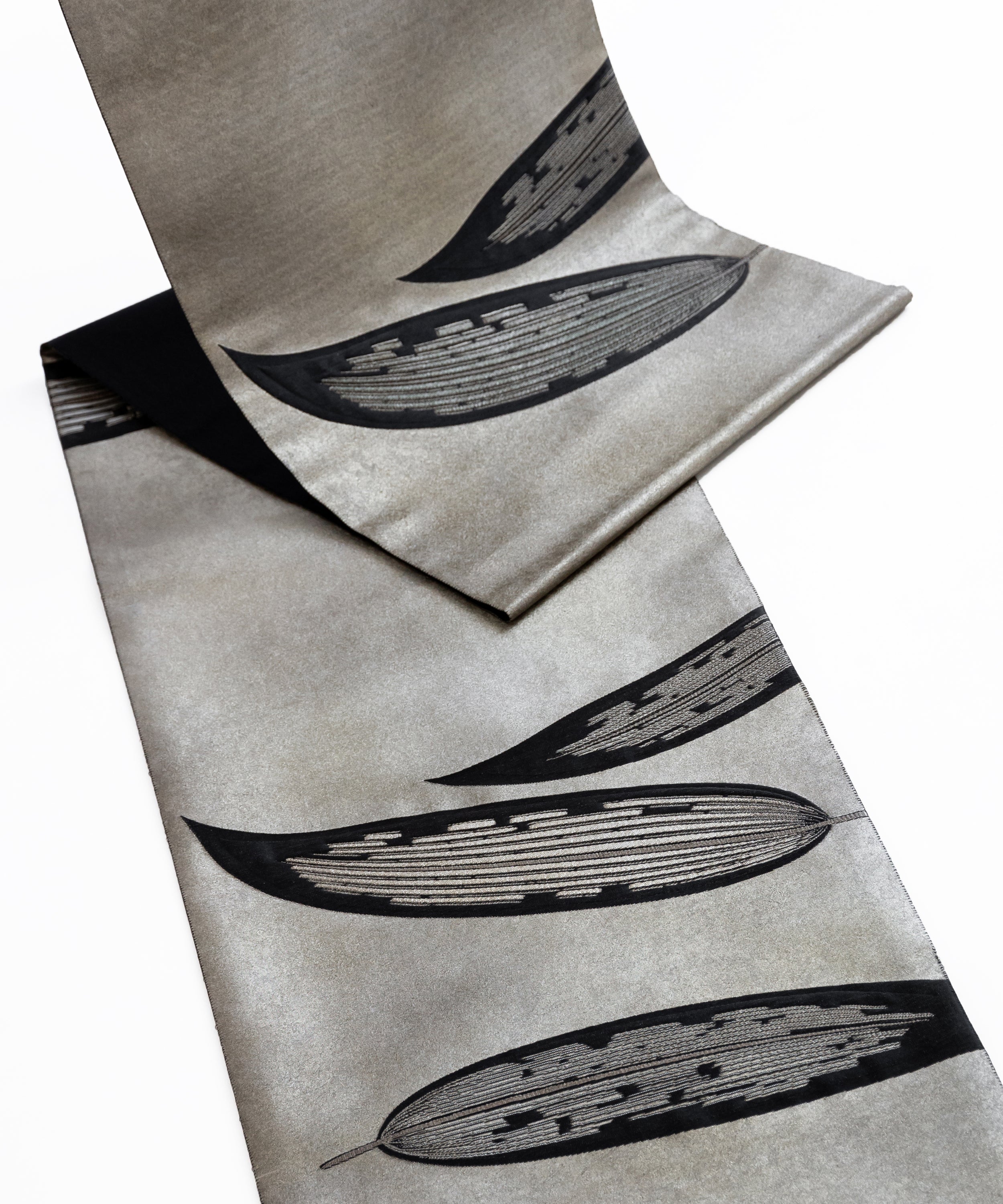 誉田屋源兵衛 摺箔袋帯「韮山笹」※価格はお問い合わせくださいませ