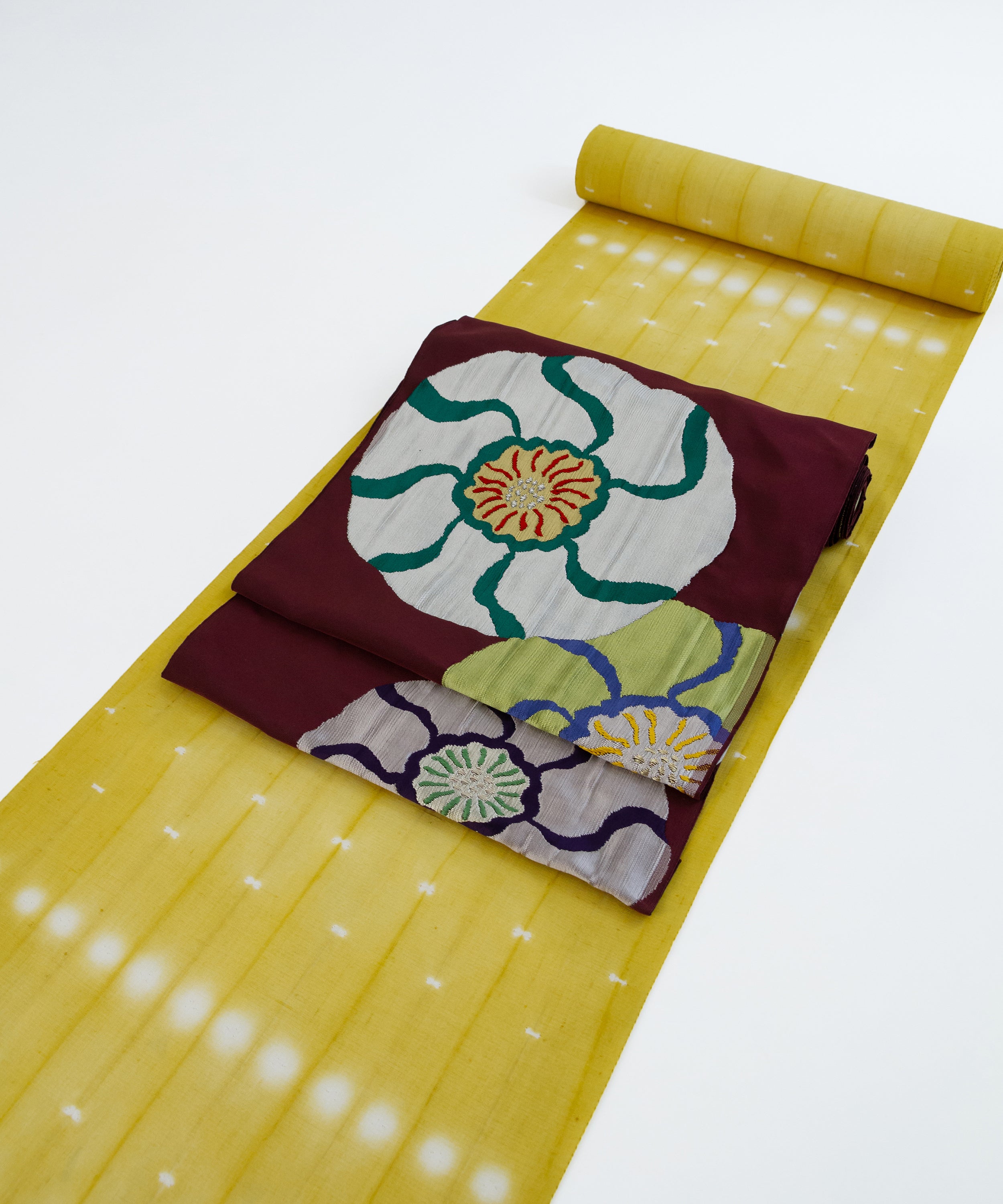 洛風林 九寸名古屋帯「花の宴」＊＊価格につきましてはどうぞお気軽に