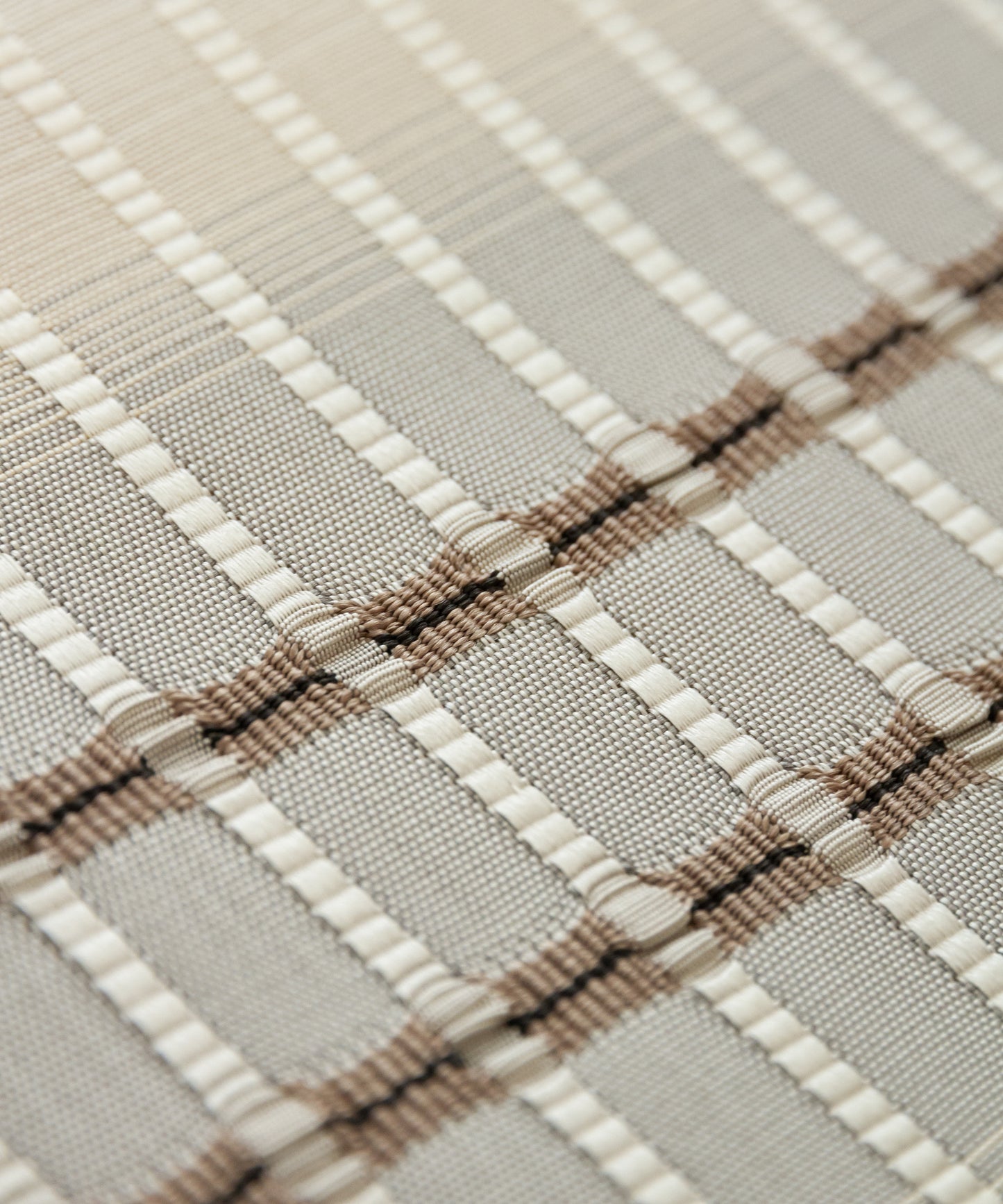 藤山千春 吉野間道九寸名古屋帯 「経緯吉野格子」