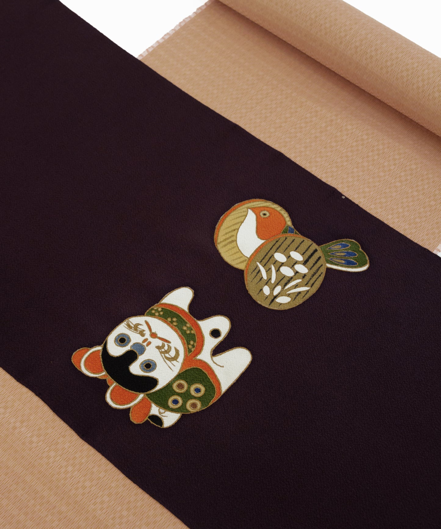 工芸キモノ野口 九寸名古屋帯「奴凧」