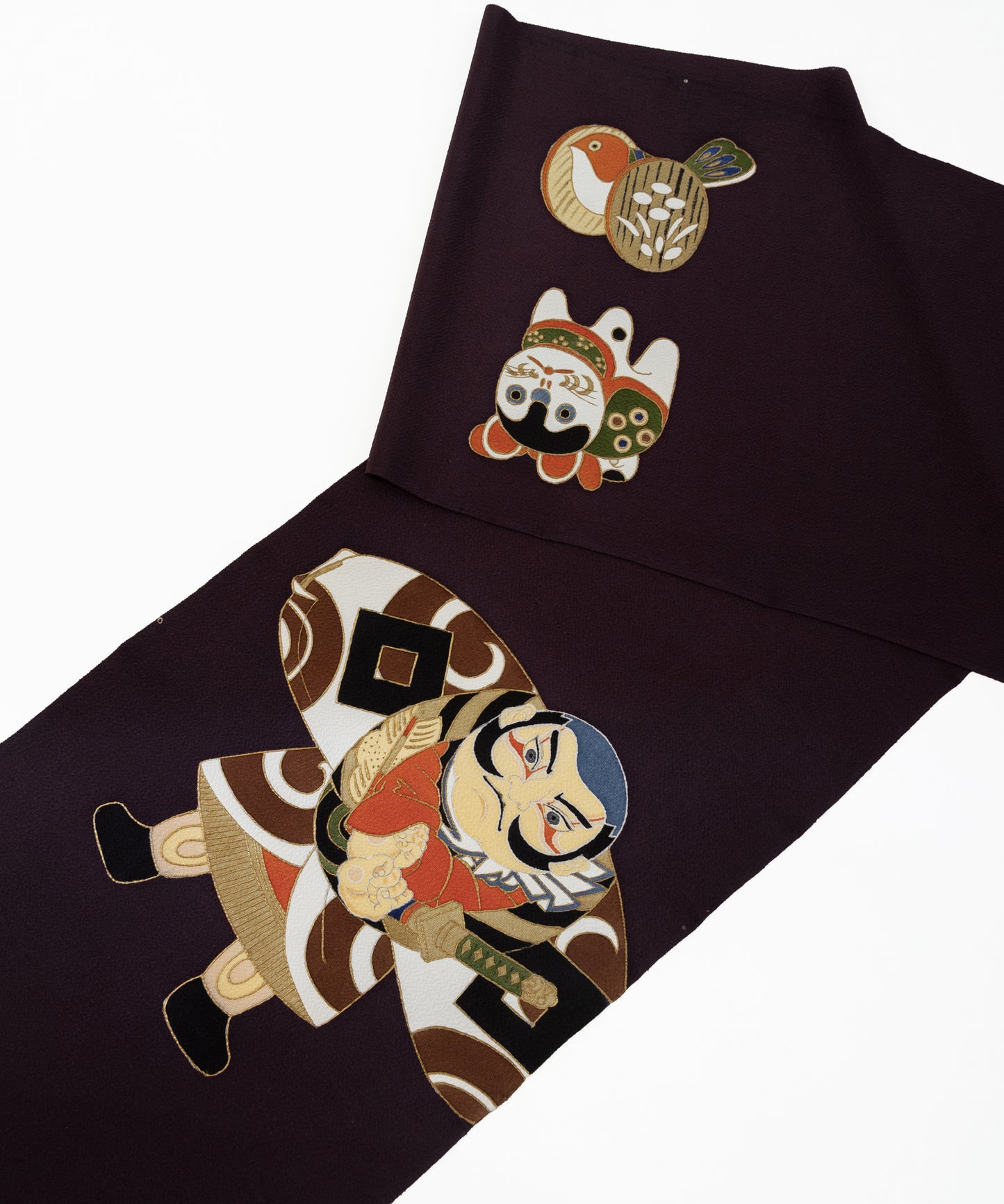 工芸キモノ野口 九寸名古屋帯「奴凧」